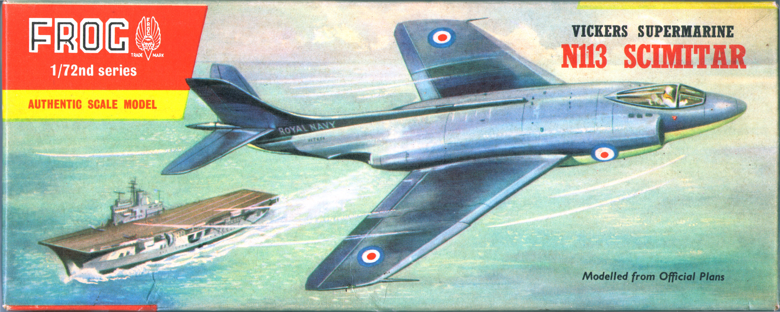 Коробка FROG 334P Supermarine N.113, International Model Aircraft Limited, 1957